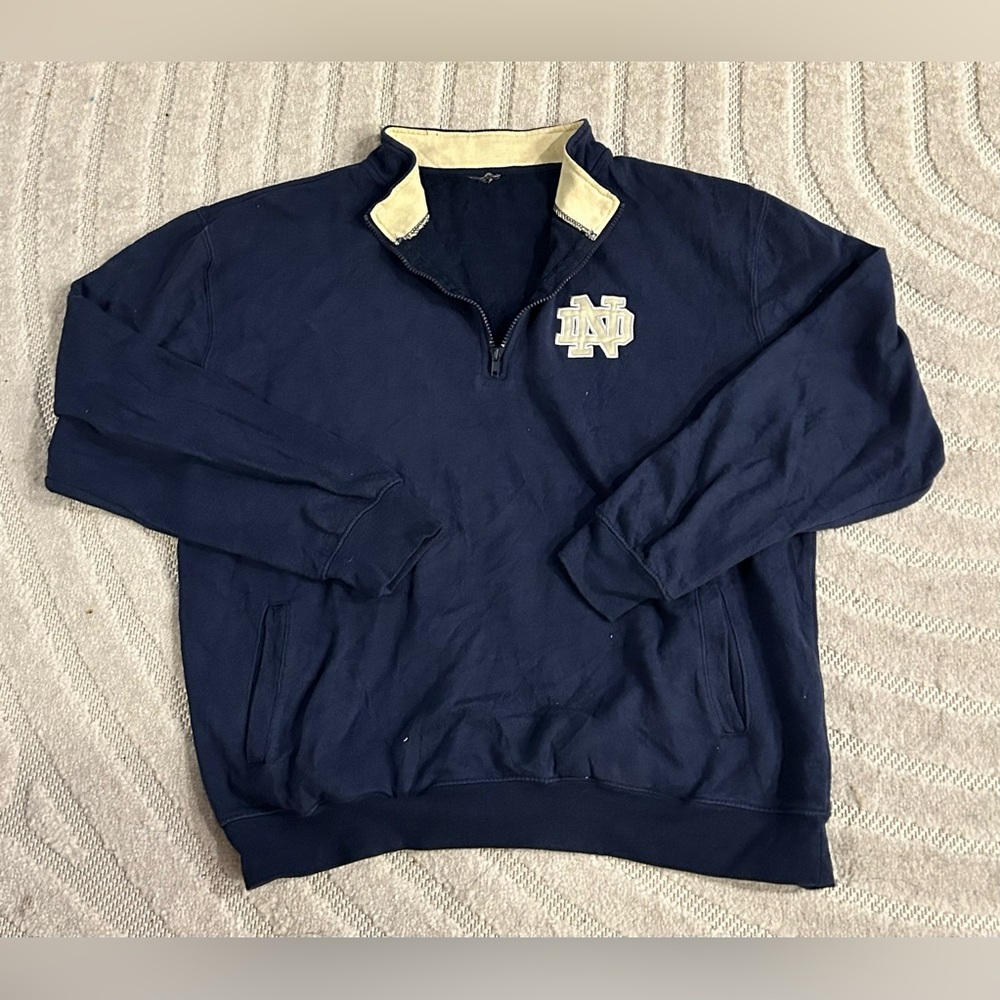 University of Notre Dame Fighting Irish Pullover Quarter Zip - L